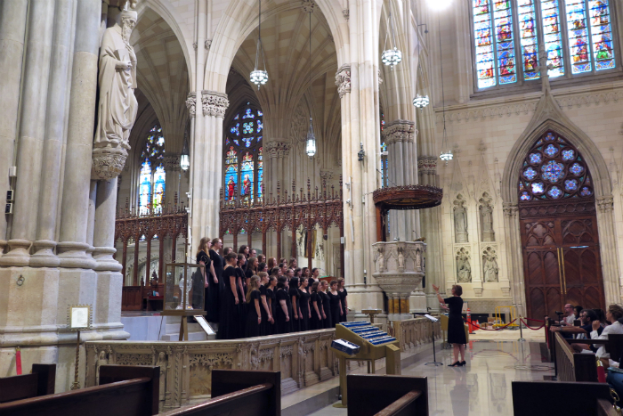 Barely Legal Teen Girls Choir @ A New York City Catholic Cathedral